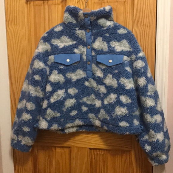 cloud nine sherpa popover jacket